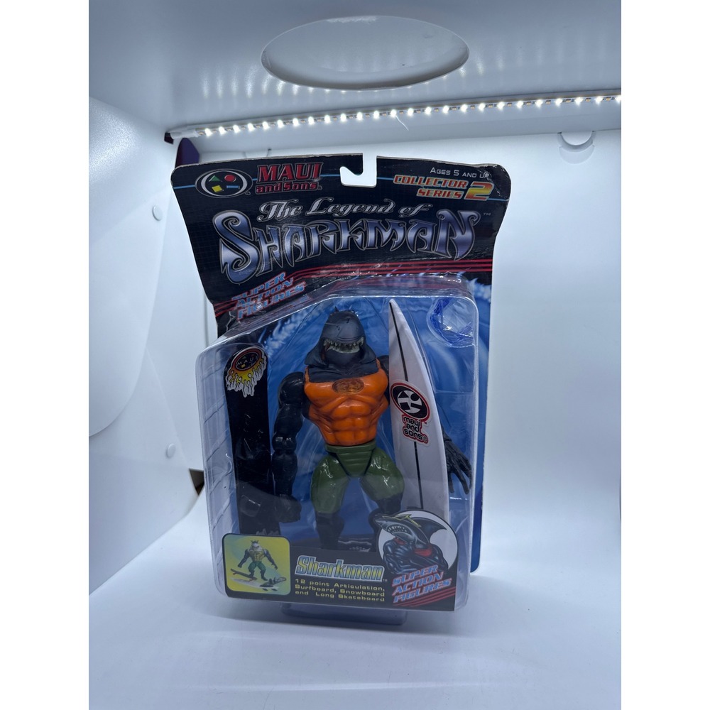Maui and Sons Legend of Sharkman Action Figure Collector Series 2 Vintage 1997